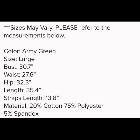 Army Green Dress - Picture 7 of 7